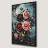 Vintage Floral Bouquet Canvas Print for Bedroom Decor