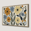 Vintage Floral Elegance Canvas Print for Bedroom Decor