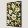 Vintage Floral Pastel Bloom Canvas Print for Bedroom