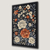Vintage Floral Peony Bedroom Canvas Print