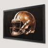 Vintage Football Helmet Art Poster for the Man Cave