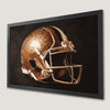 Vintage Football Helmet Art Poster for the Man Cave