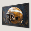 Vintage Football Helmet Art Poster - Retro Sports Decor