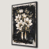 Vintage Magnolia Gothic Floral Bouquet Canvas Print