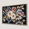 Vintage Pastel Floral Canvas Print Framed Wall Art