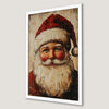 Vintage Santa Claus Art Poster - Festive Holiday Decor