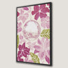 Vintage Style Pink Floral Disco Ball Canvas Print
