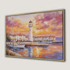 Vivid Seascape Lighthouse Canvas Print Nautical Art