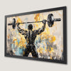 Weightlifting Strongman Art Poster - Gym and Home Decor