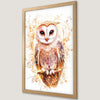 Whimsical Owl Art Poster for Kids' Rooms