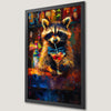 Whimsical Raccoon in Bar Art Poster - Funny Wall Decor
