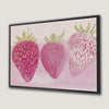 Whimsical Strawberry Canvas Print for Modern Kitchen Decor
