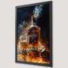 Whiskey & Cigar Art Poster for Bar - Stylish Wall Decor