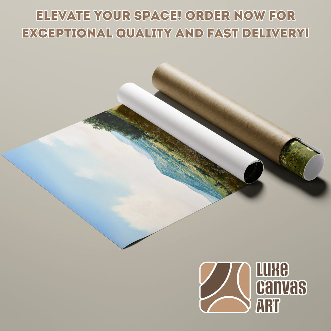 Landscape Poster Roll, soft colors, ready to elevate your space! Order now for fast delivery.