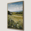 Wildflower Field and Rolling Hills Canvas Print Ideal for Home