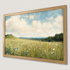 Wildflower Landscape Art Poster for Rustic Home Decor