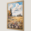 Wildflower Landscape Art Poster - Rustic Nature Decor