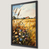 Wildflower Landscape Art Poster | Serene Countryside View