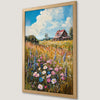 Wildflower Meadow Art Poster - Rustic Countryside Decor