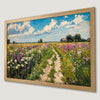 Wildflower Meadow Art Poster - Rustic Countryside Decor