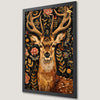 William Morris Stag Art Poster - Rustic Floral Wall Decor