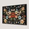 William Morris Style Floral Canvas Print for Modern Decor