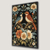 William Morris Vintage Bird Art Canvas Print