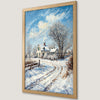 Winter Countryside Art Poster | Snowy Landscape Wall Decor