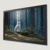 Winter Husky Art Poster - Siberian Husky in Snowy Landscape