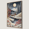 Winter Landscape Snowy Scenery Canvas Print Art