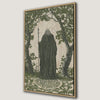 Wise Wizard and Enchanted Trees Canvas Print, Medieval Art