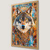 Wolf Face Art Poster - Bohemian Wildlife Decor for Your Walls