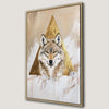 Wolf Spirit Bohemian Canvas Print Wildlife Art
