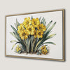 Yellow Blossoms Wildflower Canvas Print for Dining Room