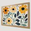 Yellow Flower Art Poster - Botanical Elegance for Your Walls