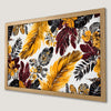 Yellow Foliage Art Poster - Bohemian Chic Wall Decor