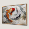 Yin Yang Koi Fish Canvas Print Feng Shui Wall Art