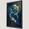 Zen Koi Fish Pond Art Poster - Serene Underwater Decor