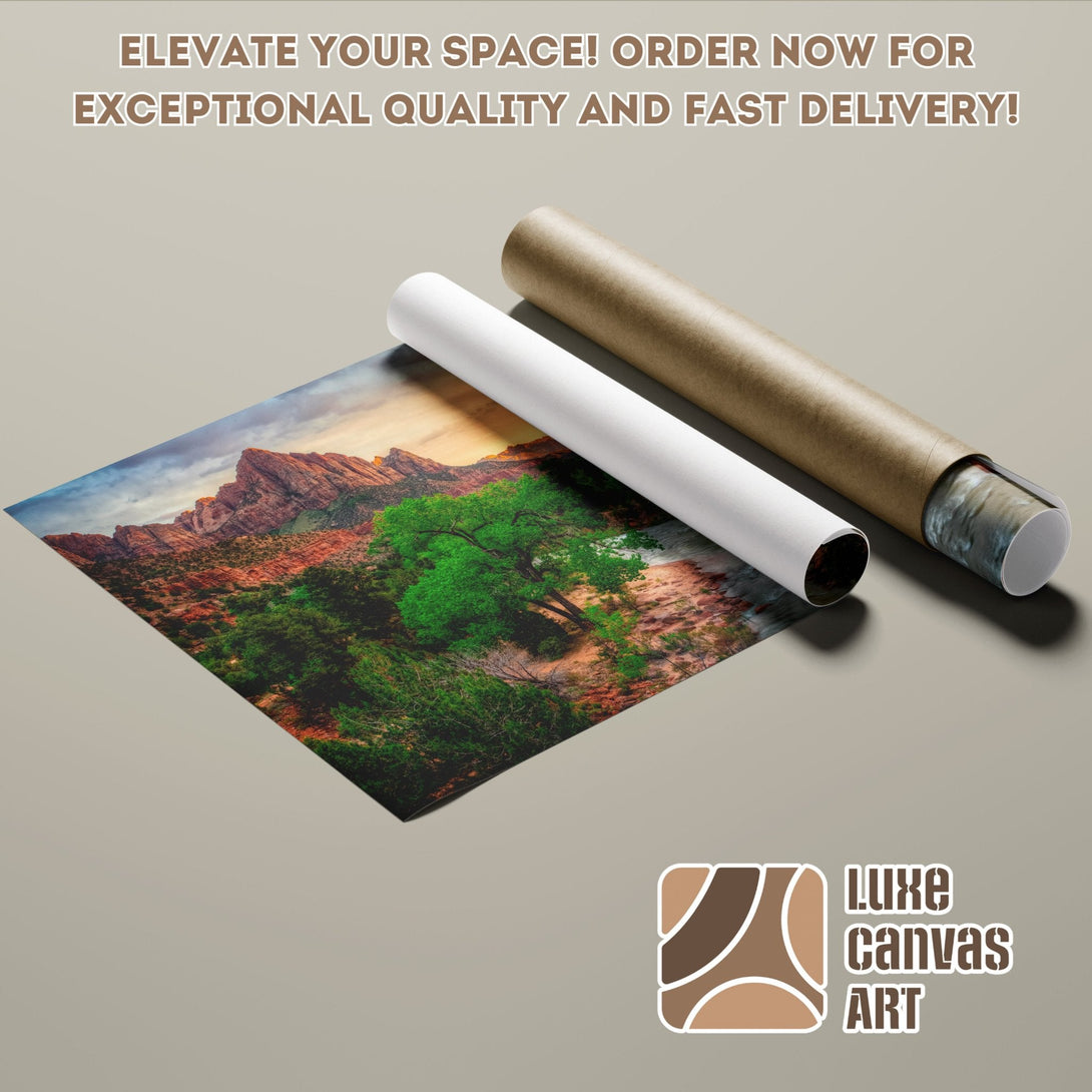 Scenic landscape Poster Roll with vibrant colors. Perfect wall art for your home. Order now!