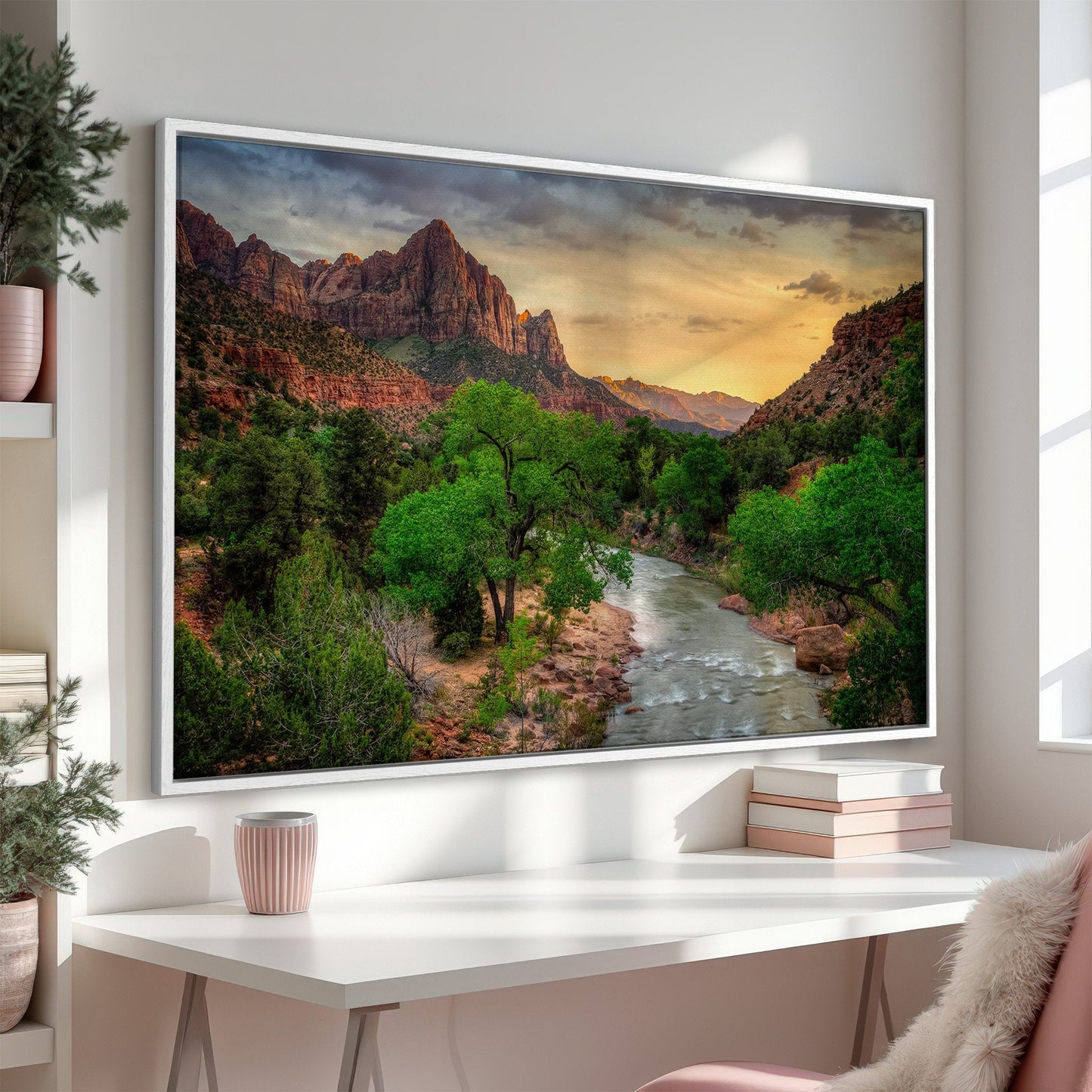 Zion National Park Utah Landscape Canvas Print