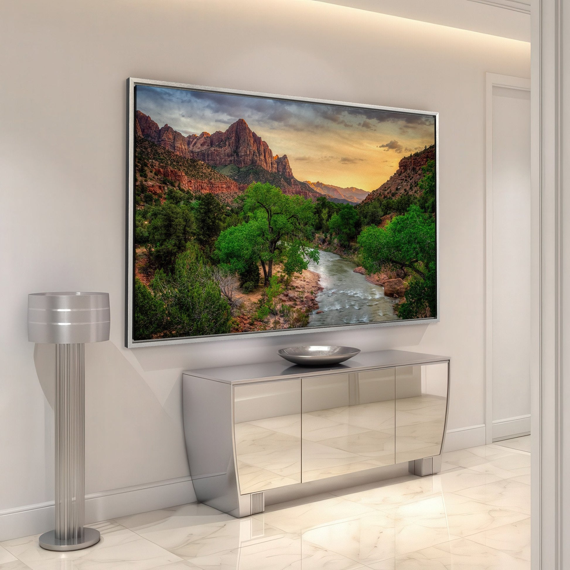 Zion National Park Utah Landscape Canvas Print