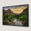 Zion National Park Utah Landscape Canvas Print